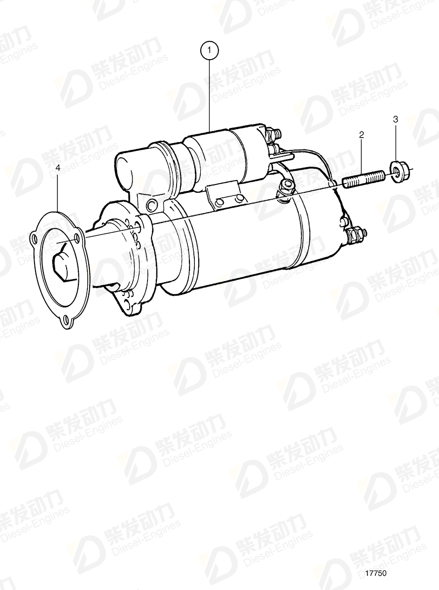 VOLVO Gasket 11032125 Drawing